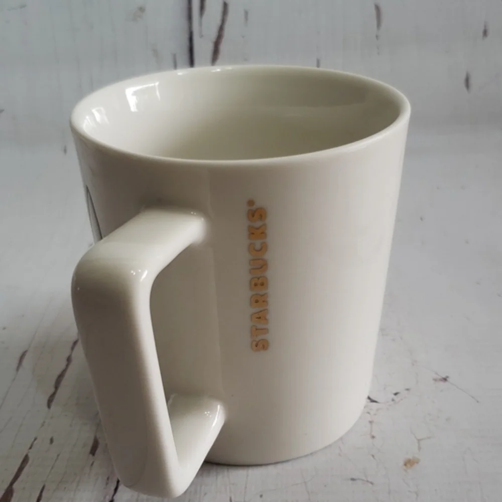Starbucks mermaid white mug